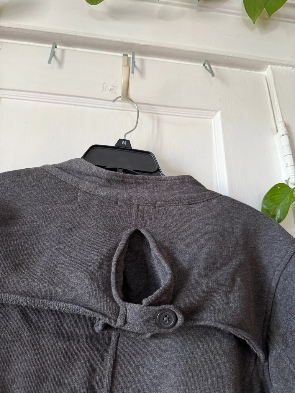 GAP Women's Dark Gray Short Double-Breasted Jacket